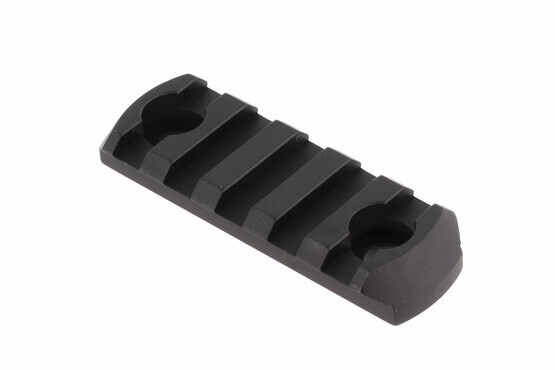 Expo Arms 5-slot M-LOK rail section is machined from 6061-T6 aluminum with tough hardcoat anodized finish right here in the USA.